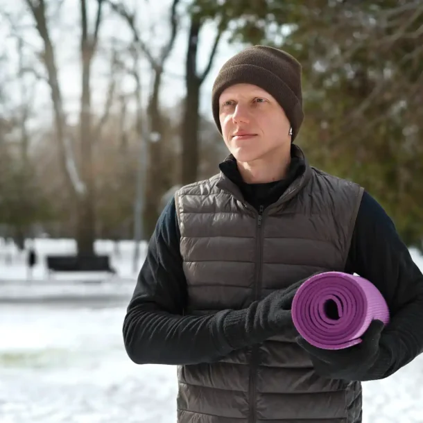 Resilience through cold exposure therapy, building mental toughness.